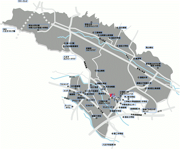 楢原区域地図